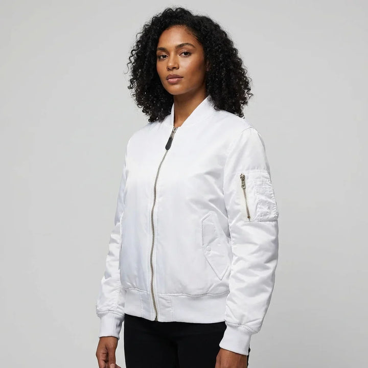 Yseult | Women's Bomber Jacket with Sleeve Pocket