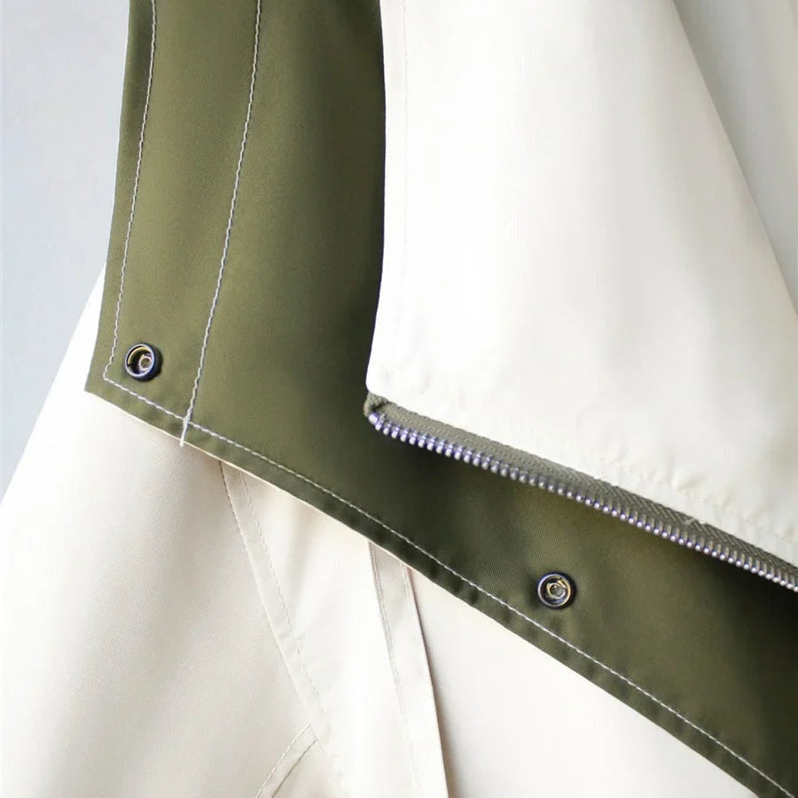 Armelle | Women's Oversized Colourblock Hooded Jacket