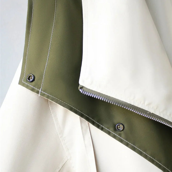 Armelle | Women's Oversized Colourblock Hooded Jacket
