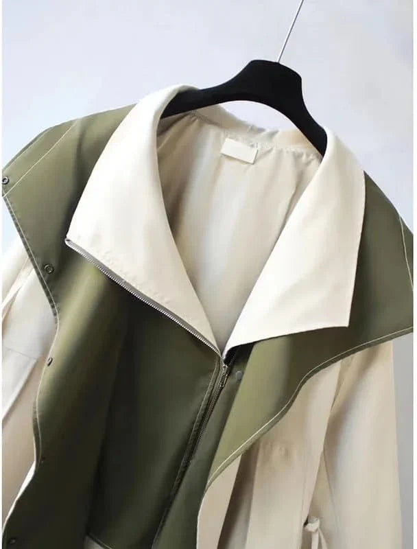 Armelle | Women's Oversized Colourblock Hooded Jacket