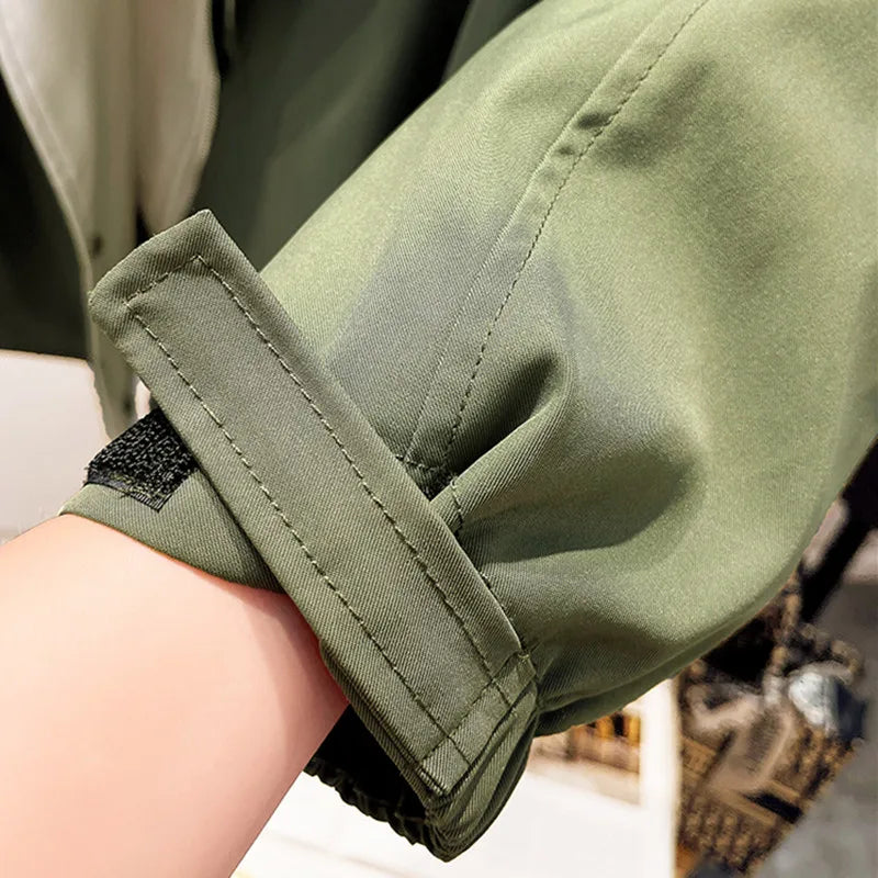 Armelle | Women's Oversized Colourblock Hooded Jacket