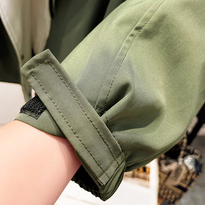 Armelle | Women's Oversized Colourblock Hooded Jacket