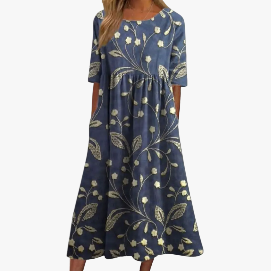 womens-a-line-woven-midi-dress-with-scoop-neck-and-empire-seam-1