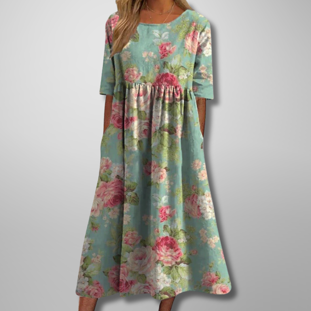 womens-a-line-woven-midi-dress-with-scoop-neck-and-empire-seam-2