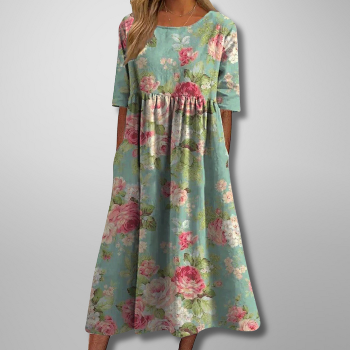 womens-a-line-woven-midi-dress-with-scoop-neck-and-empire-seam-2