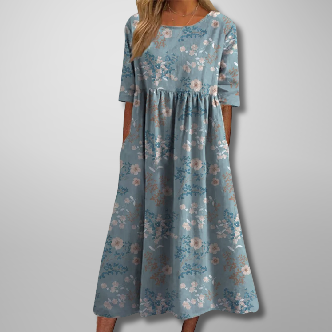 womens-a-line-woven-midi-dress-with-scoop-neck-and-empire-seam-5