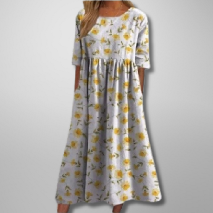 womens-a-line-woven-midi-dress-with-scoop-neck-and-empire-seam-7