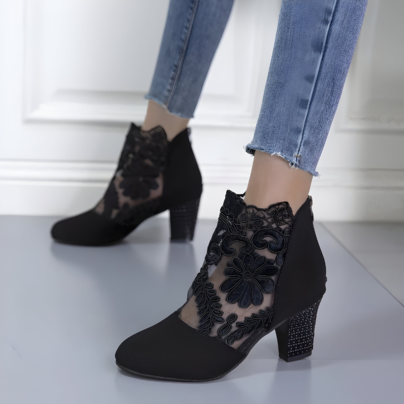 womens-ankle-synthetic-bootie-heels-with-lace-panels-and-back-zipper-3