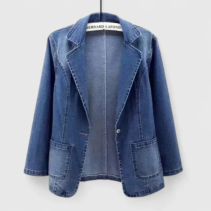 Nicolette | Women's Casual Open-Front Blazer with Patch Pockets