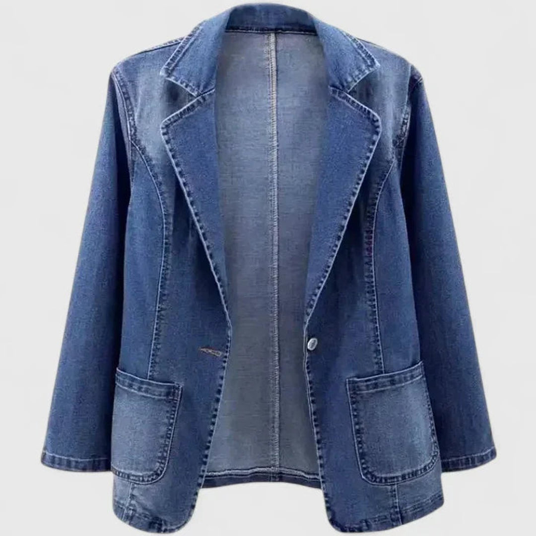 Nicolette | Women's Casual Open-Front Blazer with Patch Pockets