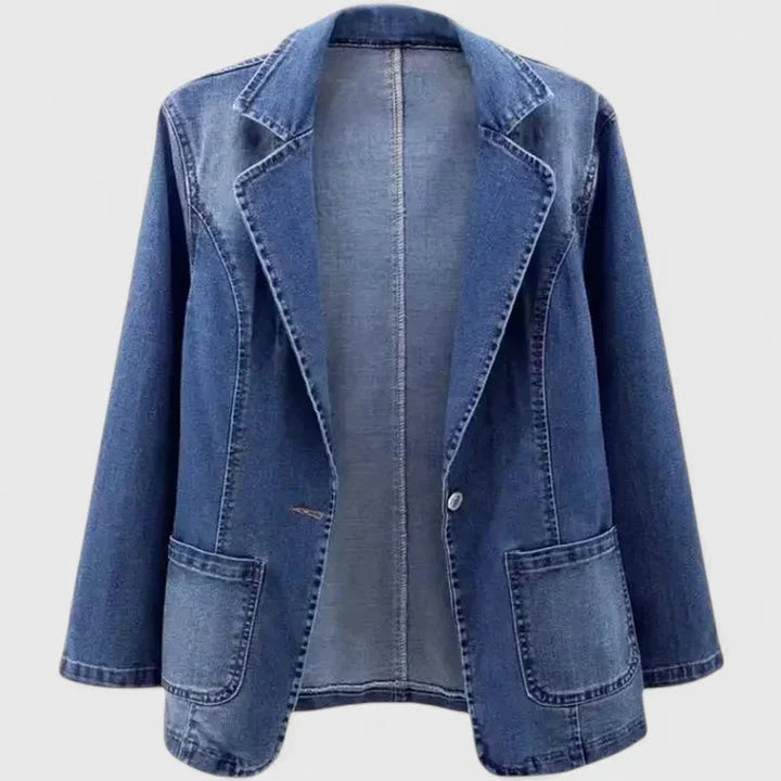 Nicolette | Women's Casual Open-Front Blazer with Patch Pockets