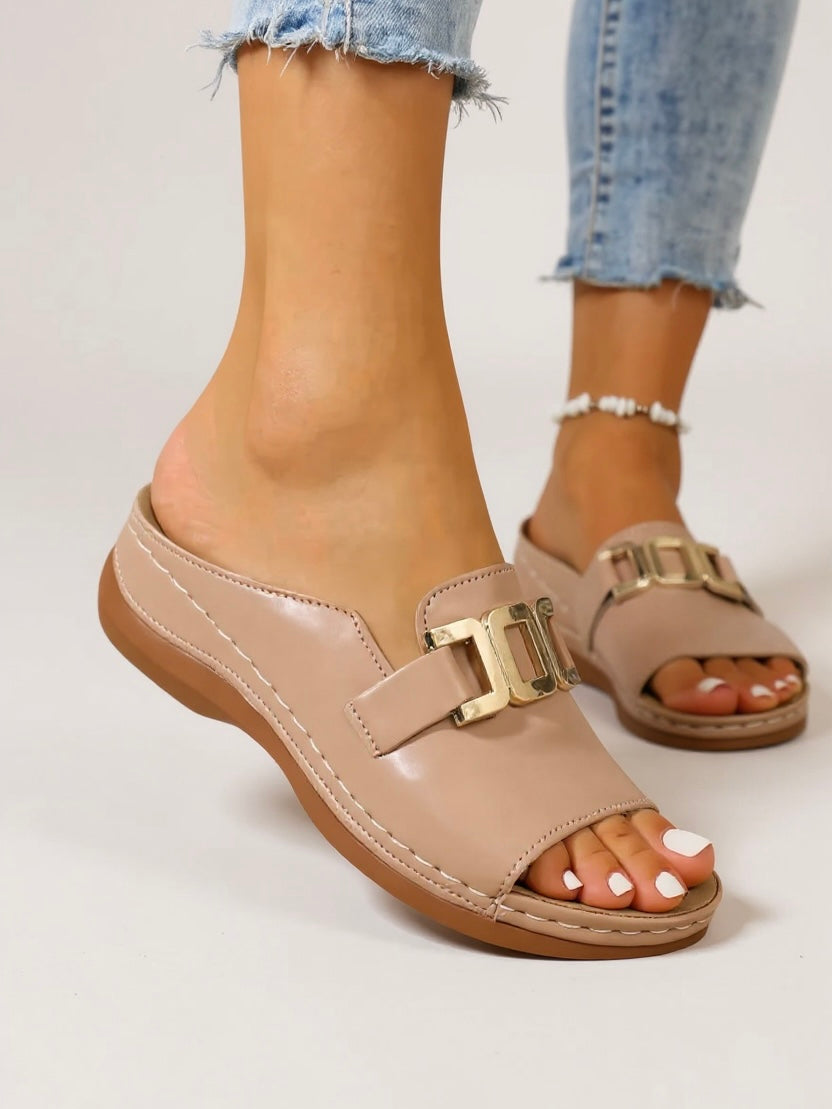 womens-casual-faux-slides-with-buckle-accent-and-open-toe-1