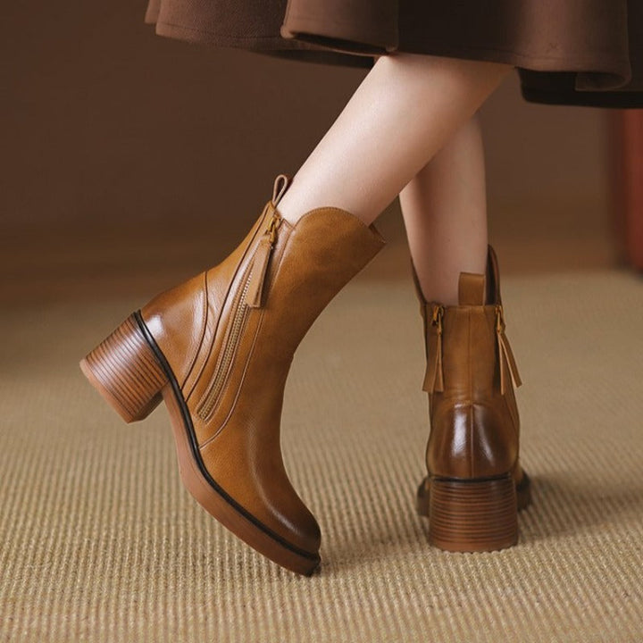 womens-casual-synthetic-ankle-boots-with-side-zipper-and-block-heel-5