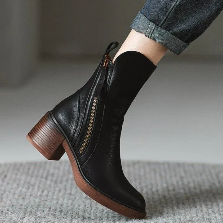 womens-casual-synthetic-ankle-boots-with-side-zipper-and-block-heel-6