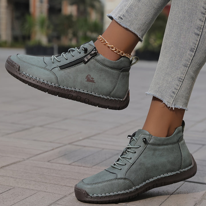womens-casual-synthetic-sneakers-with-side-zipper-and-lace-up-11
