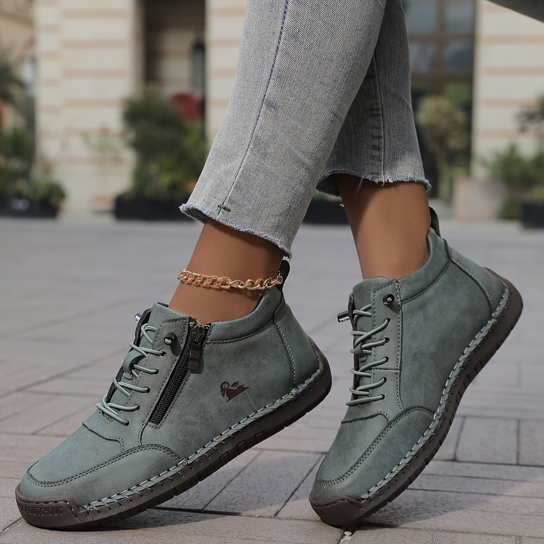 womens-casual-synthetic-sneakers-with-side-zipper-and-lace-up-12