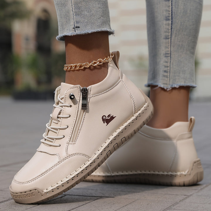 womens-casual-synthetic-sneakers-with-side-zipper-and-lace-up-14