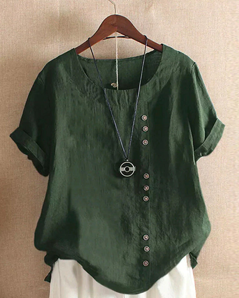 womens-casual-woven-blouse-with-side-buttons-and-cuffed-sleeves-5