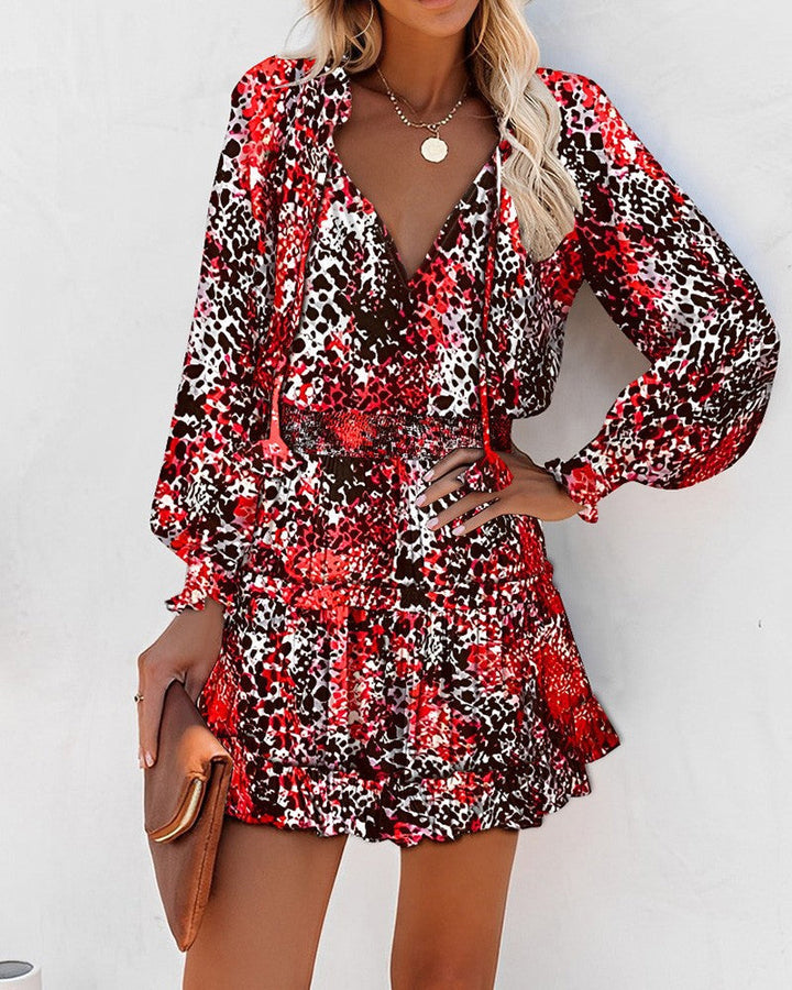 womens-casual-woven-mini-dress-with-neck-ties-and-tiered-ruffles-5