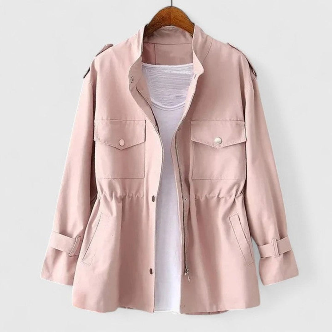 Prune | Women's Utility Jacket with Drawstring Waist and Snap Pockets