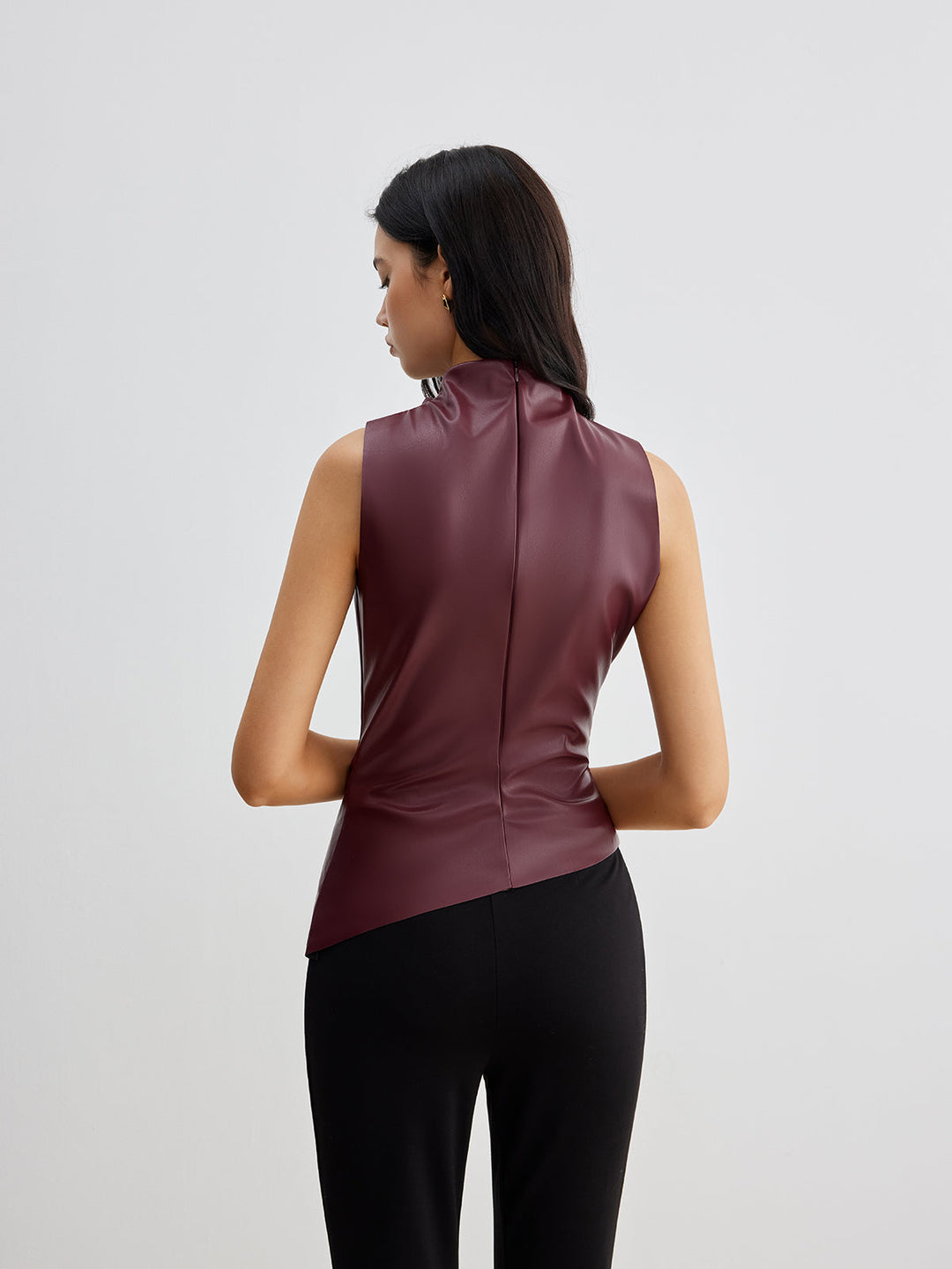 womens-coated-knit-top-with-high-neck-and-draped-front-6