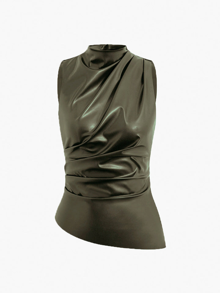 womens-coated-knit-top-with-high-neck-and-draped-front-9
