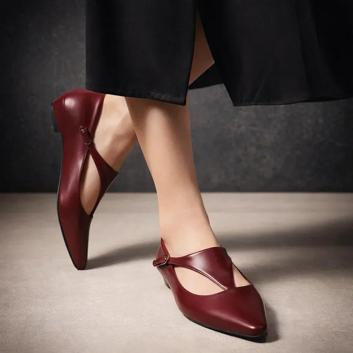 womens-faux-loafers-with-t-strap-and-buckle-7