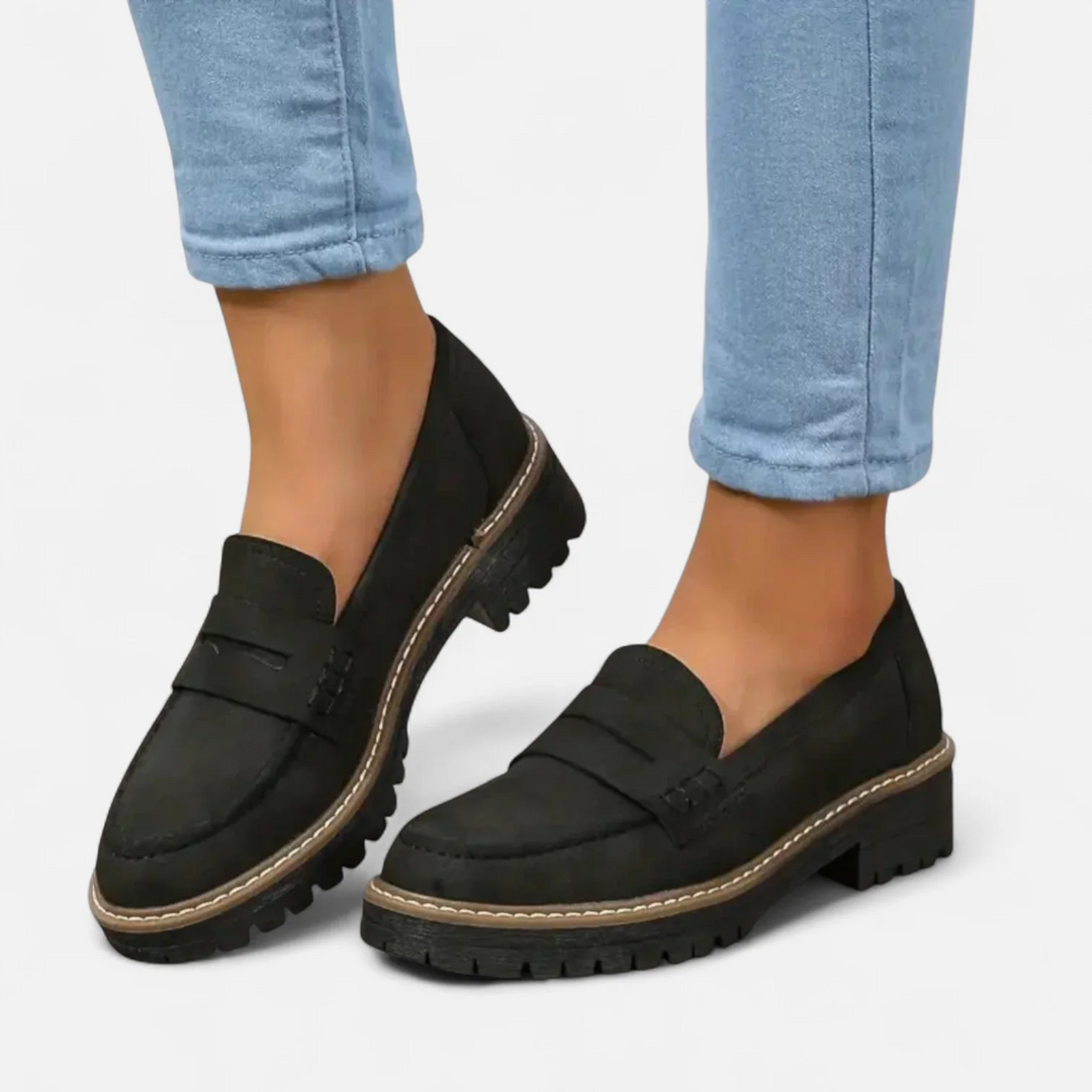 womens-faux-suede-loafers-with-lug-sole-and-moc-toe-1