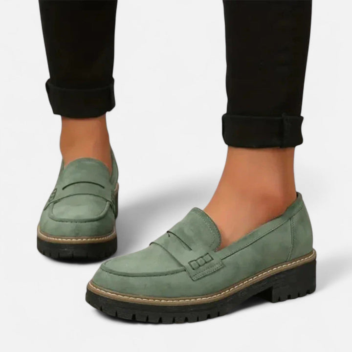 womens-faux-suede-loafers-with-moc-toe-and-lug-sole-5