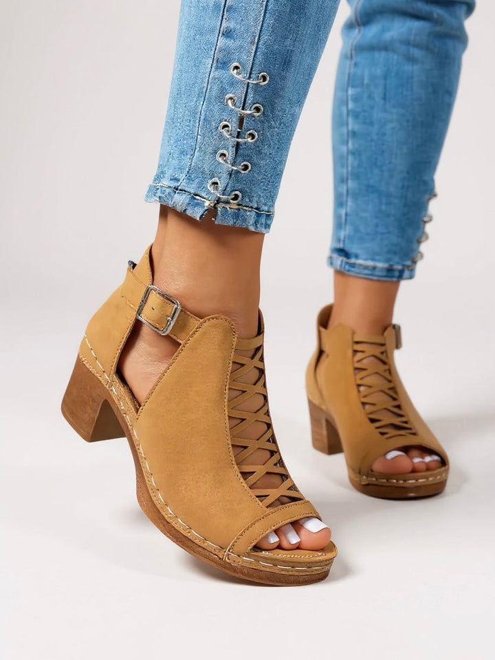 womens-faux-suede-sandals-with-buckle-strap-and-cutout-vamp-6