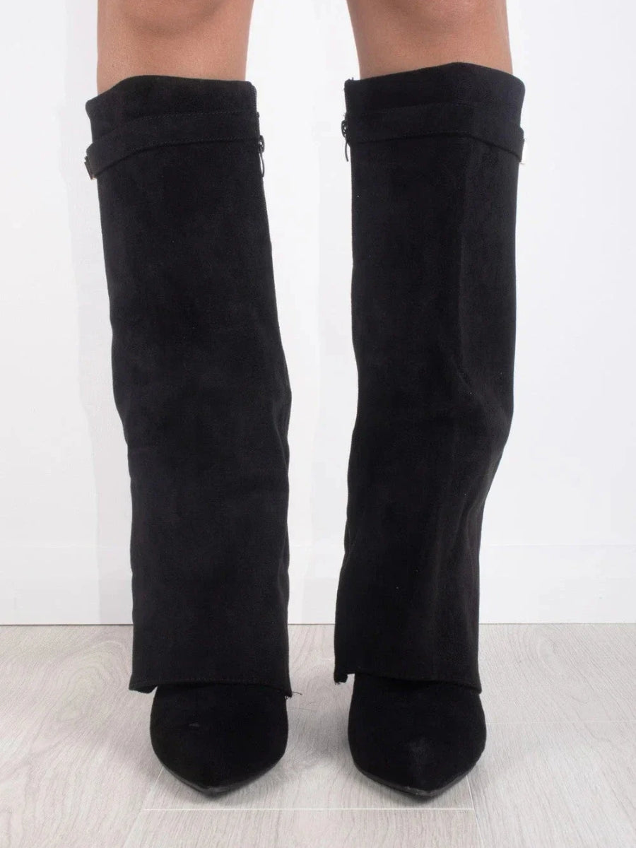 womens-faux-thigh-high-boots-with-buckle-and-side-zipper-4