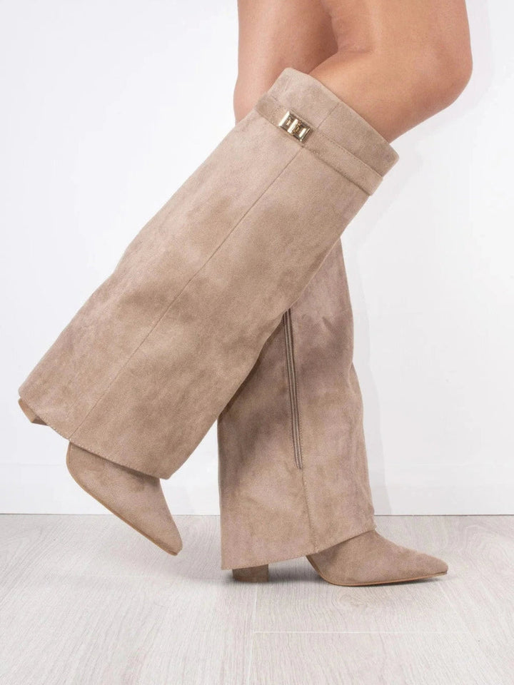 womens-faux-thigh-high-boots-with-buckle-and-side-zipper-6
