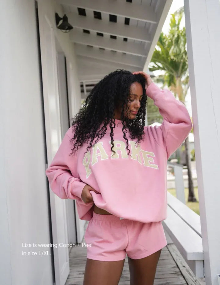 womens-fleece-sweatshirt-with-chenille-lettering-and-ribbed-crewneck-1