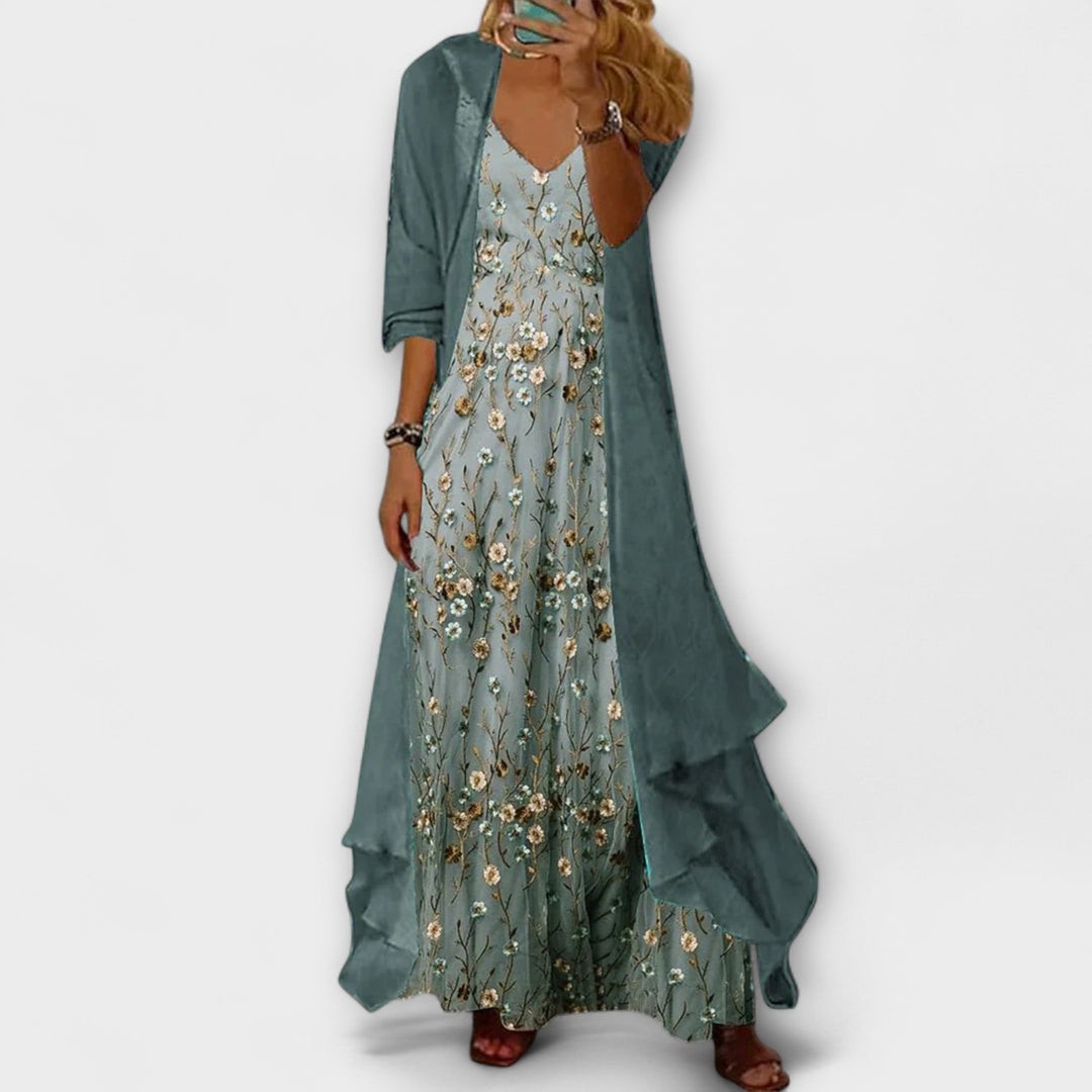 womens-floral-print-woven-maxi-dress-with-open-front-jacket-1