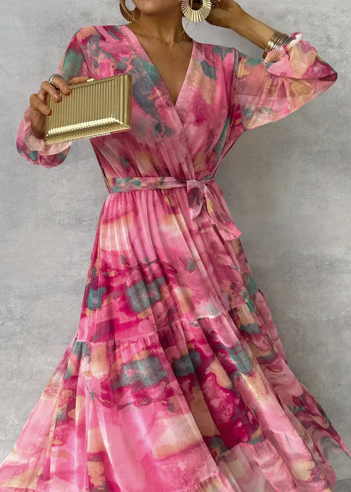 womens-floral-wrap-dress-with-v-neck-and-tie-belt-3