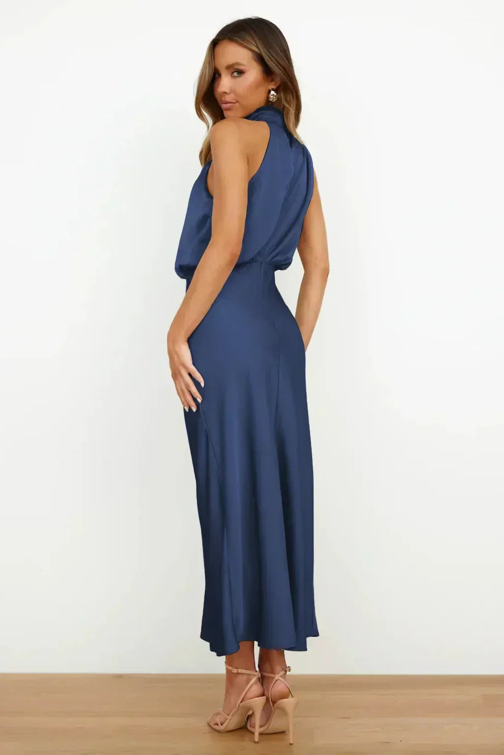womens-formal-satin-midi-dress-with-halter-neck-and-draped-bodice-12