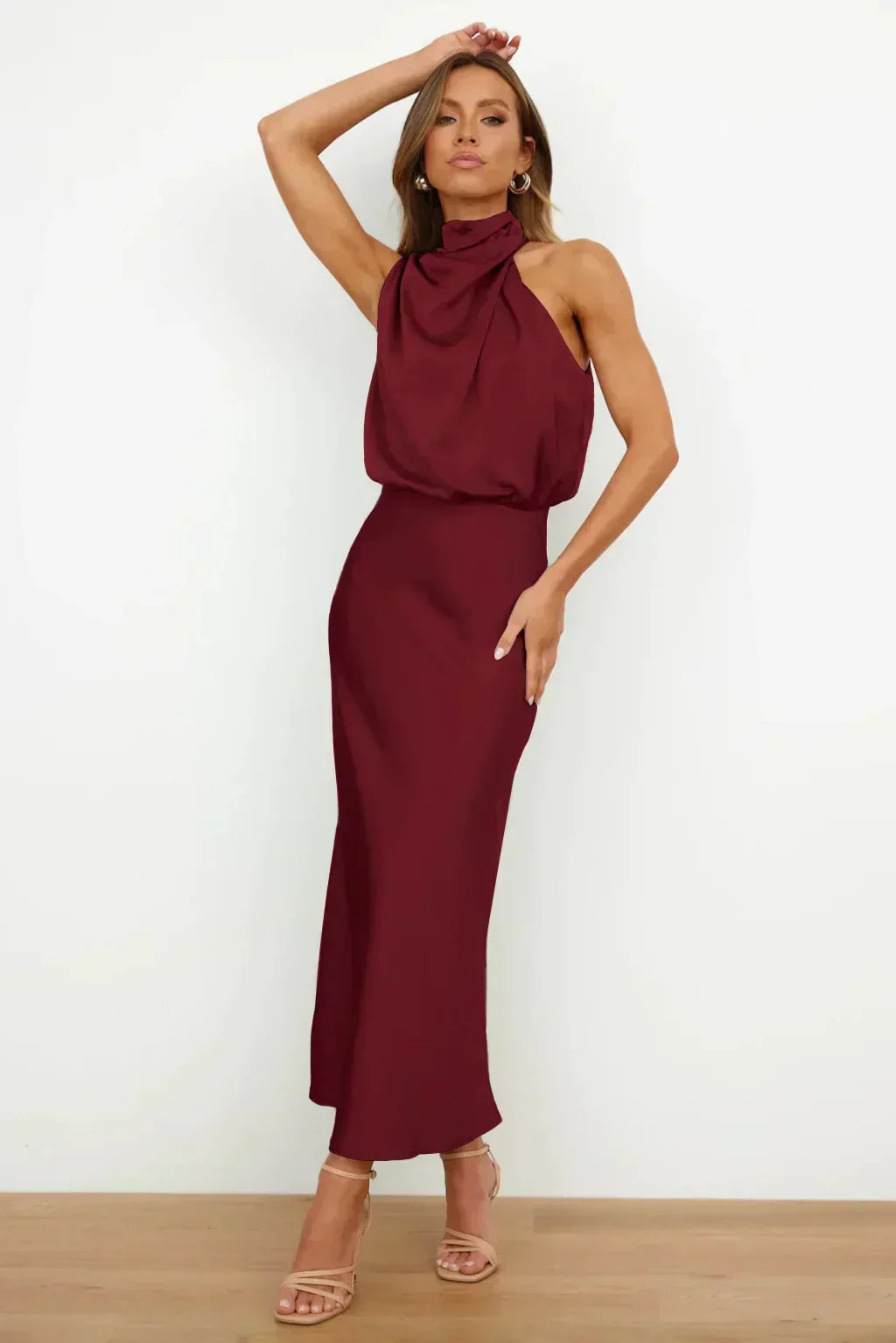 womens-formal-satin-midi-dress-with-halter-neck-and-draped-bodice-18