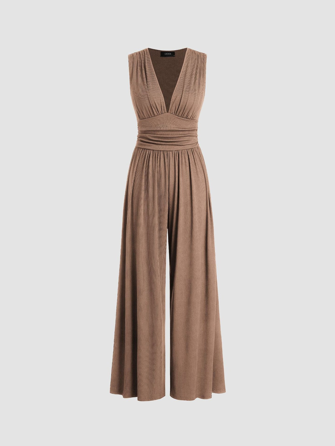 womens-knit-jumpsuit-with-v-neck-and-ruched-waist-4