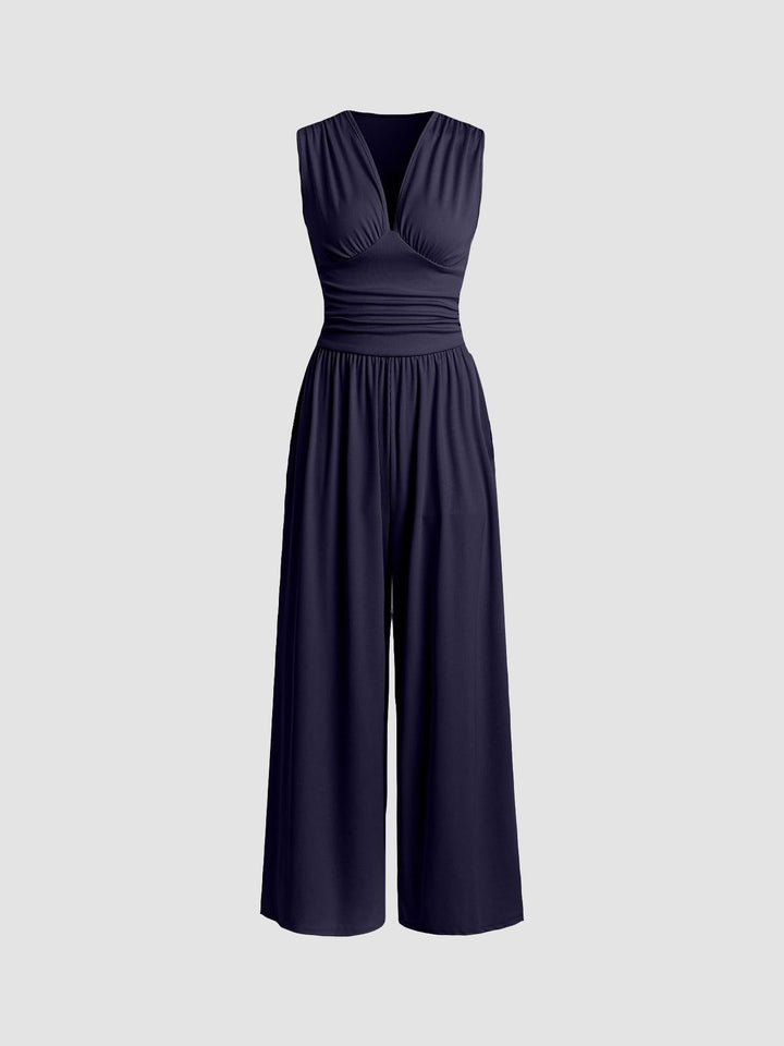 womens-knit-jumpsuit-with-v-neck-and-ruched-waist-5