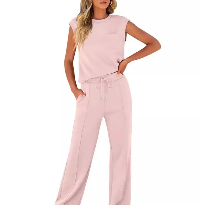 womens-knit-loungewear-set-with-patch-pocket-and-drawstring-pants-5