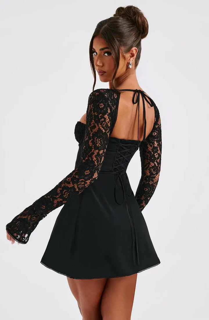 womens-lace-mini-dress-with-square-neck-and-lace-up-back-4