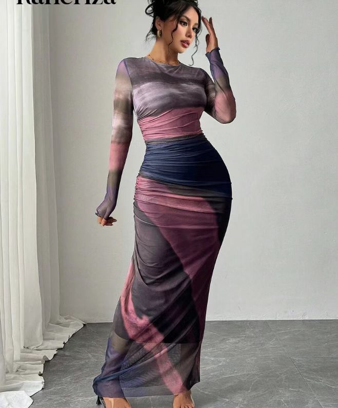 womens-maxi-dress-in-mesh-with-long-sleeves-and-ruched-waist-7