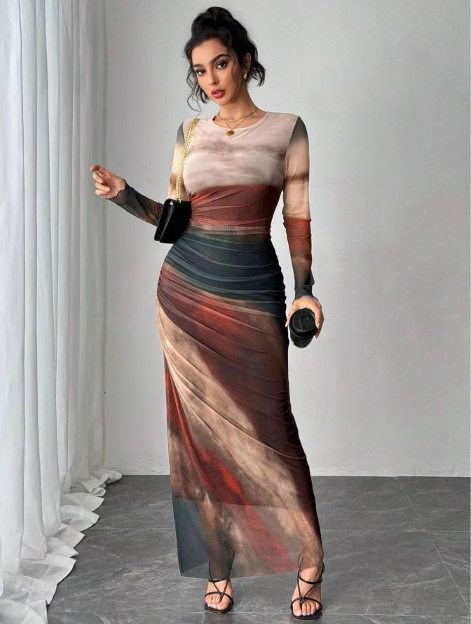 womens-maxi-dress-in-mesh-with-long-sleeves-and-ruched-waist-8