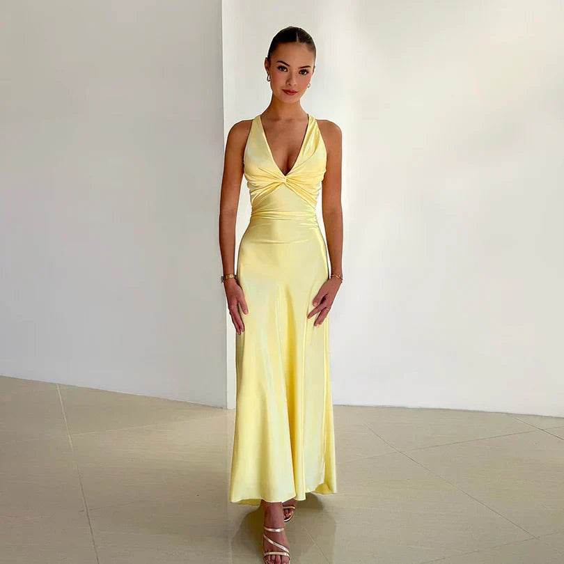 womens-maxi-dress-in-polyester-blend-with-halter-neck-and-open-back-1