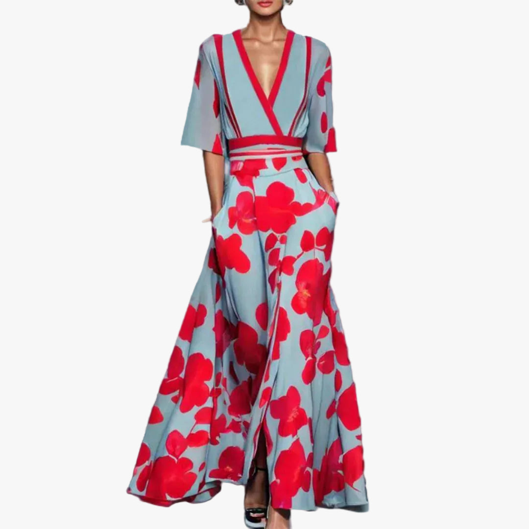 womens-maxi-polyester-dress-with-v-neck-and-side-pockets-1