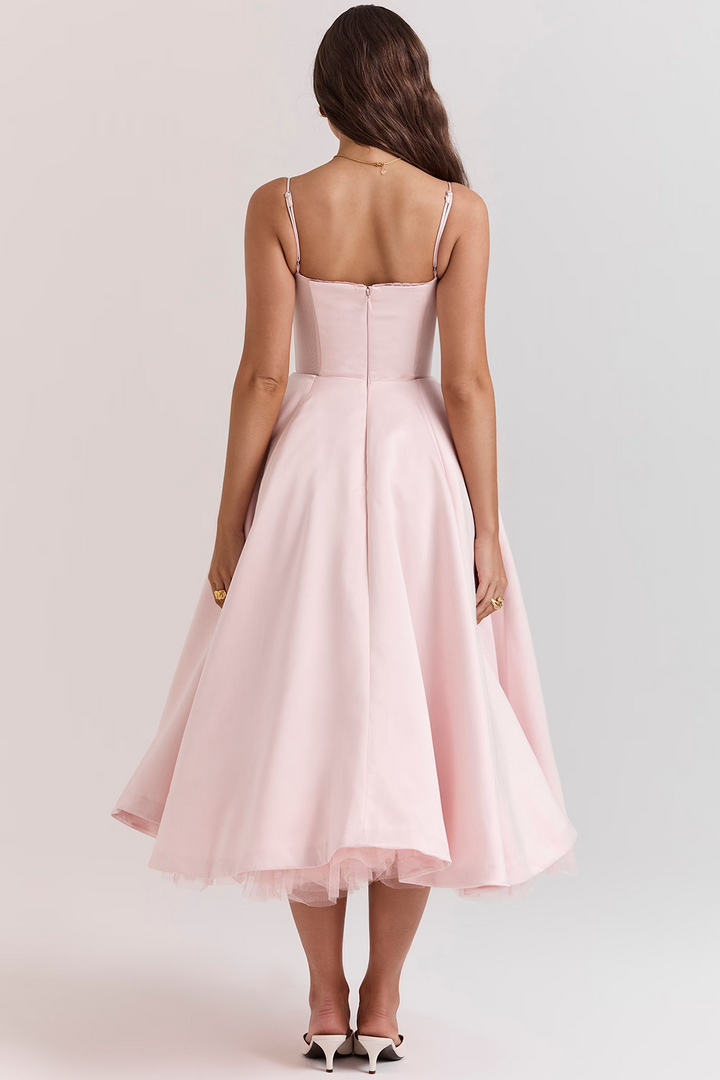 womens-midi-dress-with-bustier-bodice-and-tulle-underlayer-2