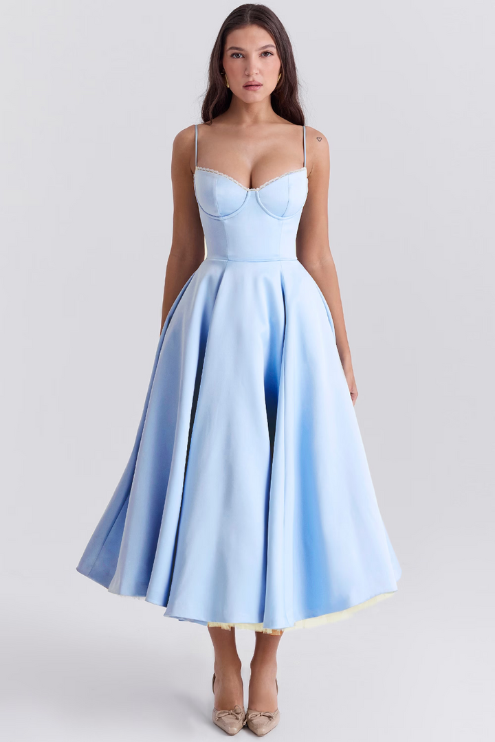 womens-midi-dress-with-bustier-bodice-and-tulle-underlayer-3