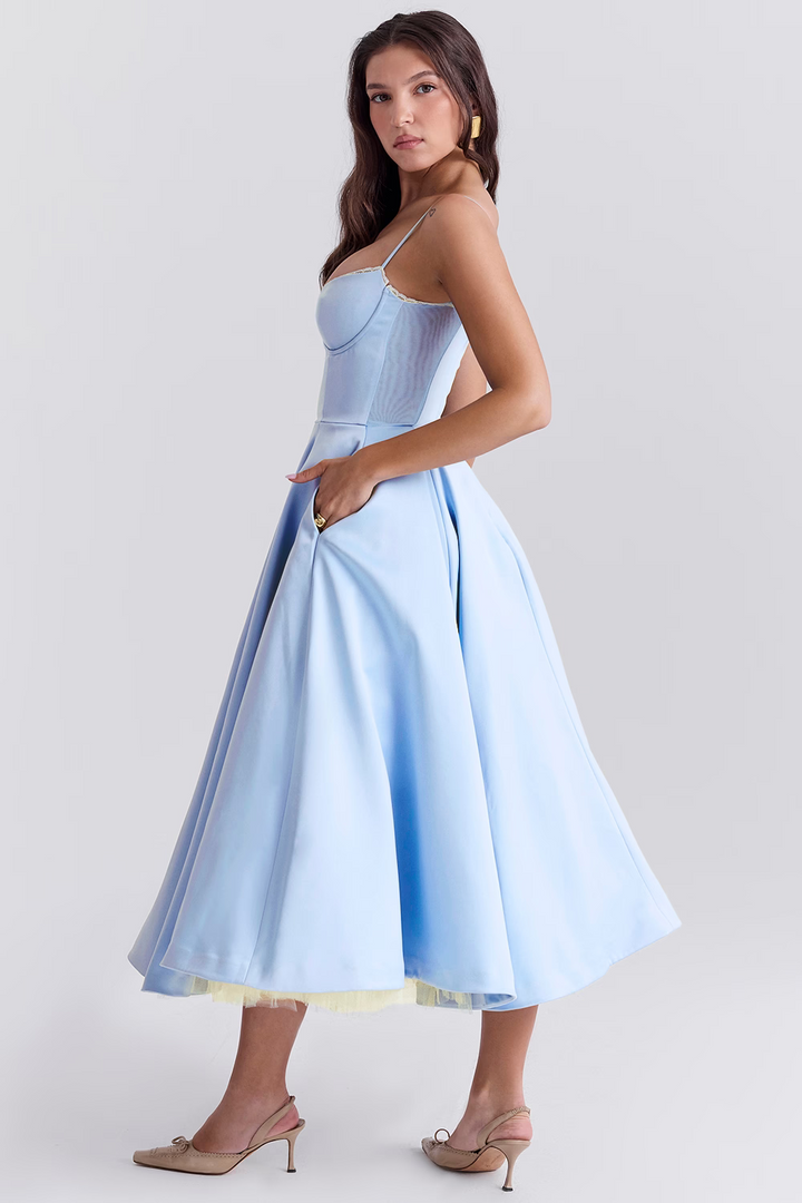womens-midi-dress-with-bustier-bodice-and-tulle-underlayer-5