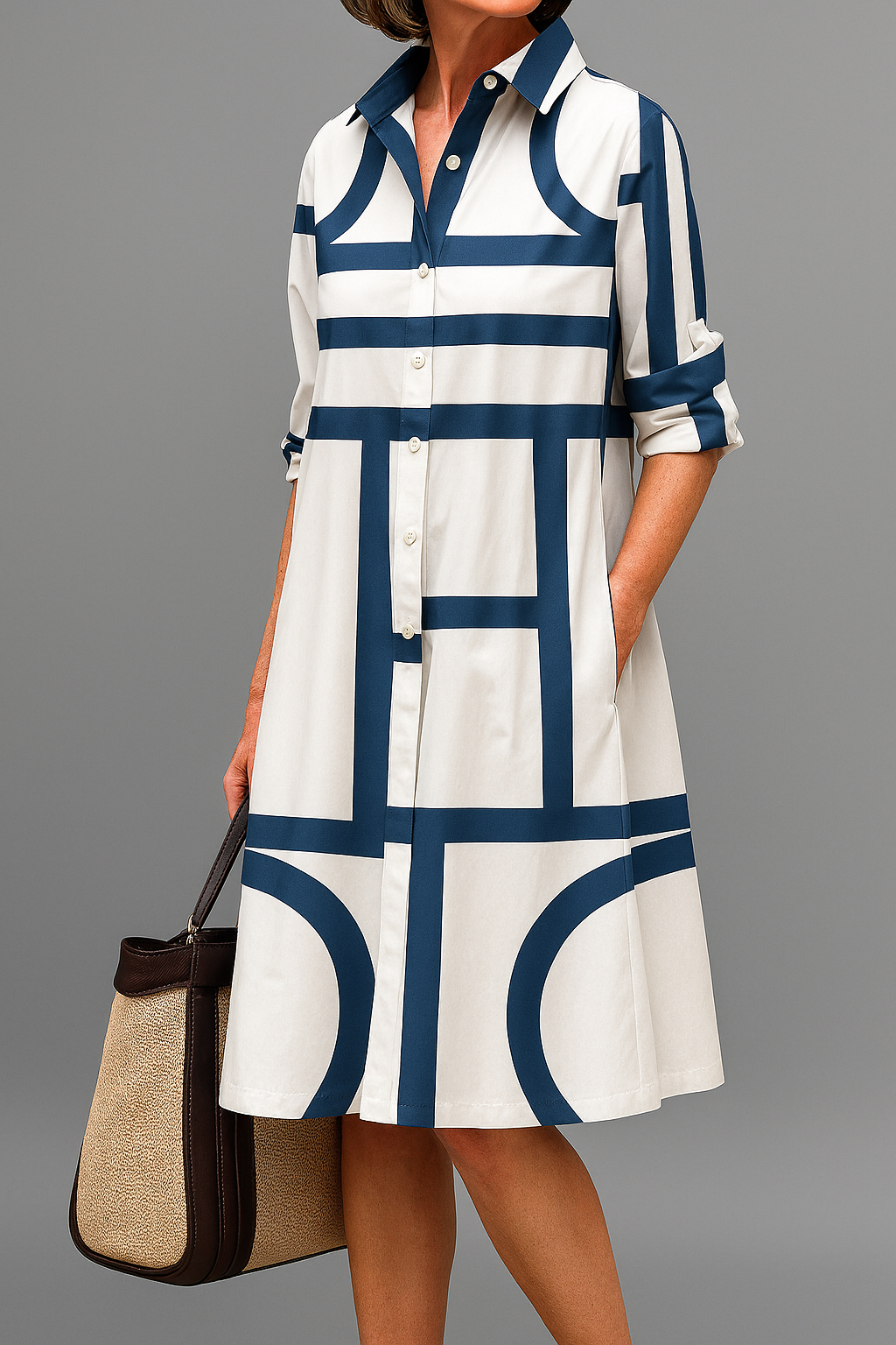 womens-midi-dress-with-collared-neck-and-button-front-1