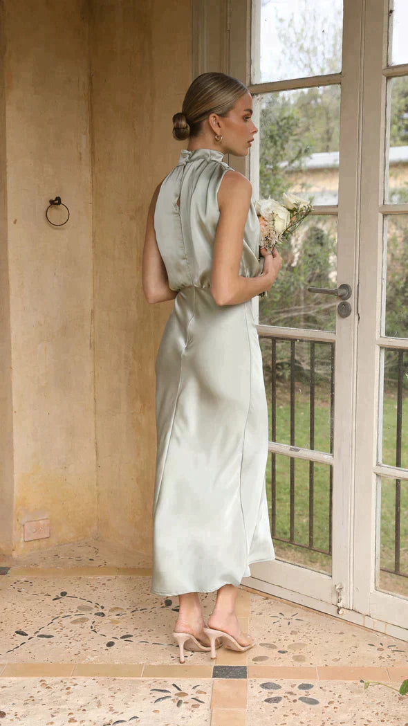 womens-midi-dress-with-halter-neck-and-draped-front-4